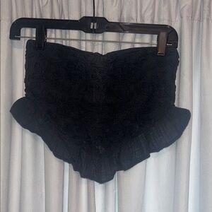 American Eagle Outfitters Black Textured Women's Tunic